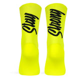 Socken Stay Strong - Neongelb