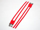 Double Nylon Straps Pedalriemen - Rot