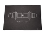 King Hub Kunstdruck Limited Edition - schwarz