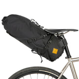Satteltasche mit Drybag - 18 L - schwarz