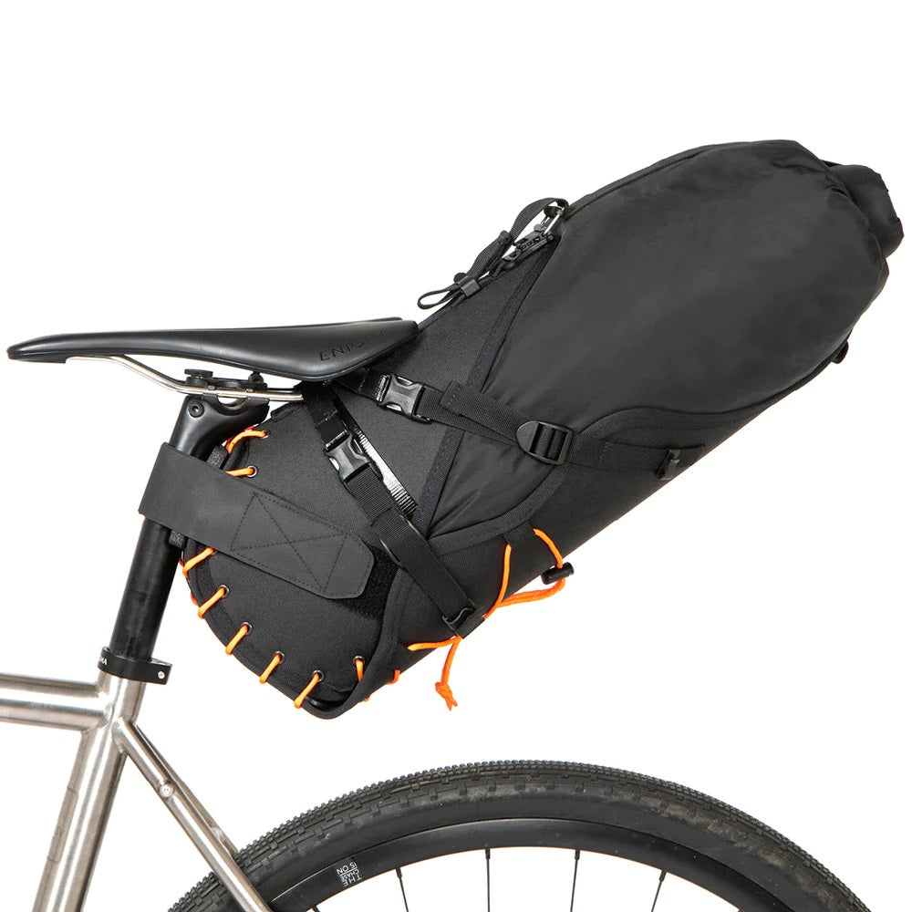 Satteltasche mit Drybag - 18 L - orange