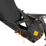 Satteltasche mit Drybag - 18 L - orange