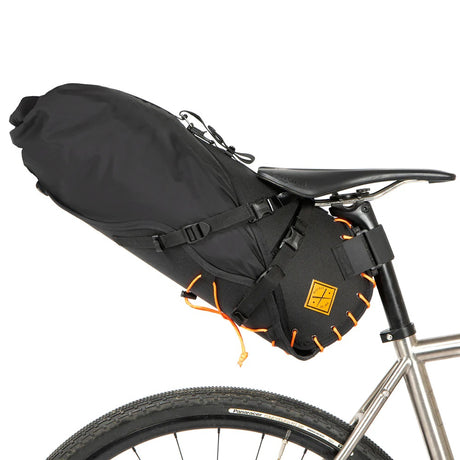 Satteltasche mit Drybag - 18 L - orange