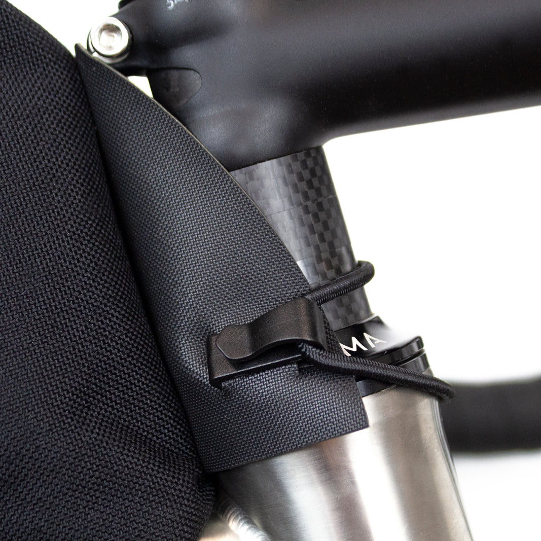 Bolt-On Oberrohrtasche - Schwarz