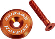 Steuersatzkappe mit Aluminiumschraube - orange