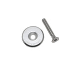 Steuersatzkappe mit Aluminiumschraube - silber