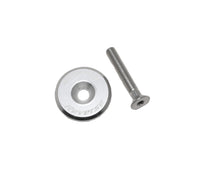 Steuersatzkappe mit Aluminiumschraube - silber