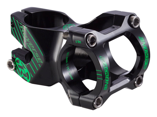 Black One Enduro Vorbau 50 mm - schwarz grün