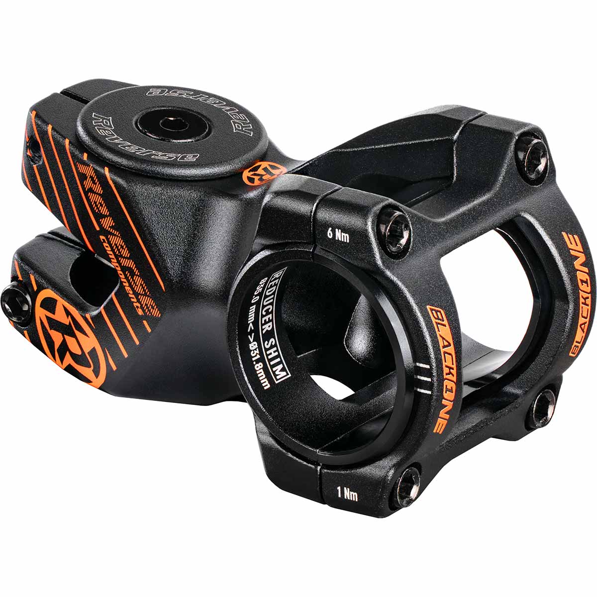 Black ONE D-2 Vorbau 50 mm - schwarz/orange