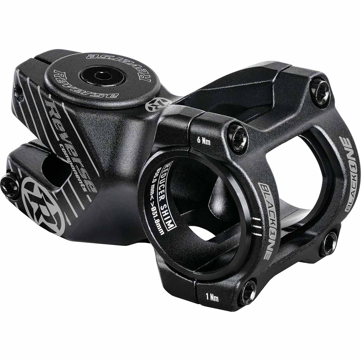 Black ONE D-2 Vorbau 50 mm - schwarz/grau