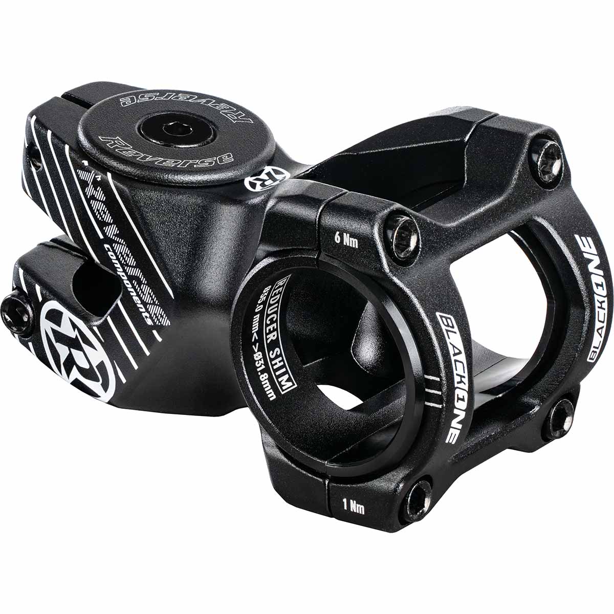 Black ONE D-2 Vorbau 50 mm - schwarz/weiß