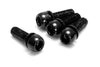 Bremsadapter-Schraubenset - M6 x 18 mm - Schwarz