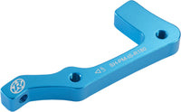 Schijfadapter Shimano IS-PM - achter - turkoois