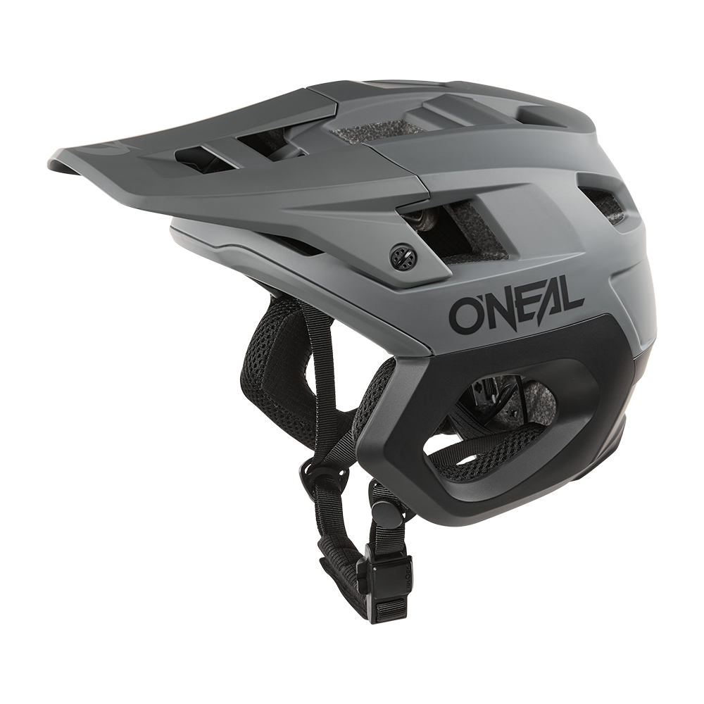 Trapper Solid V.25 Helm - grau/schwarz