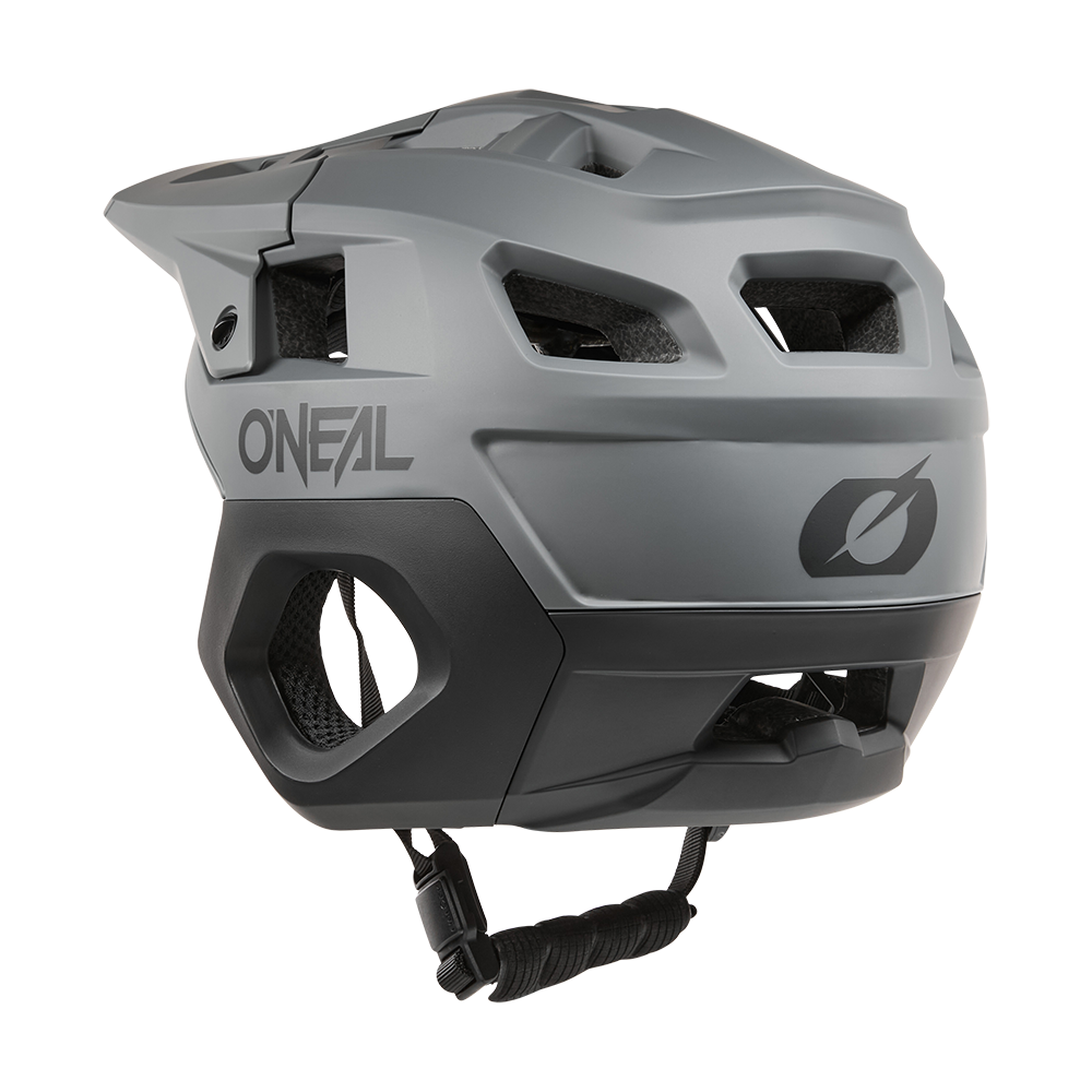 Trapper Solid V.25 Helm - grau/schwarz