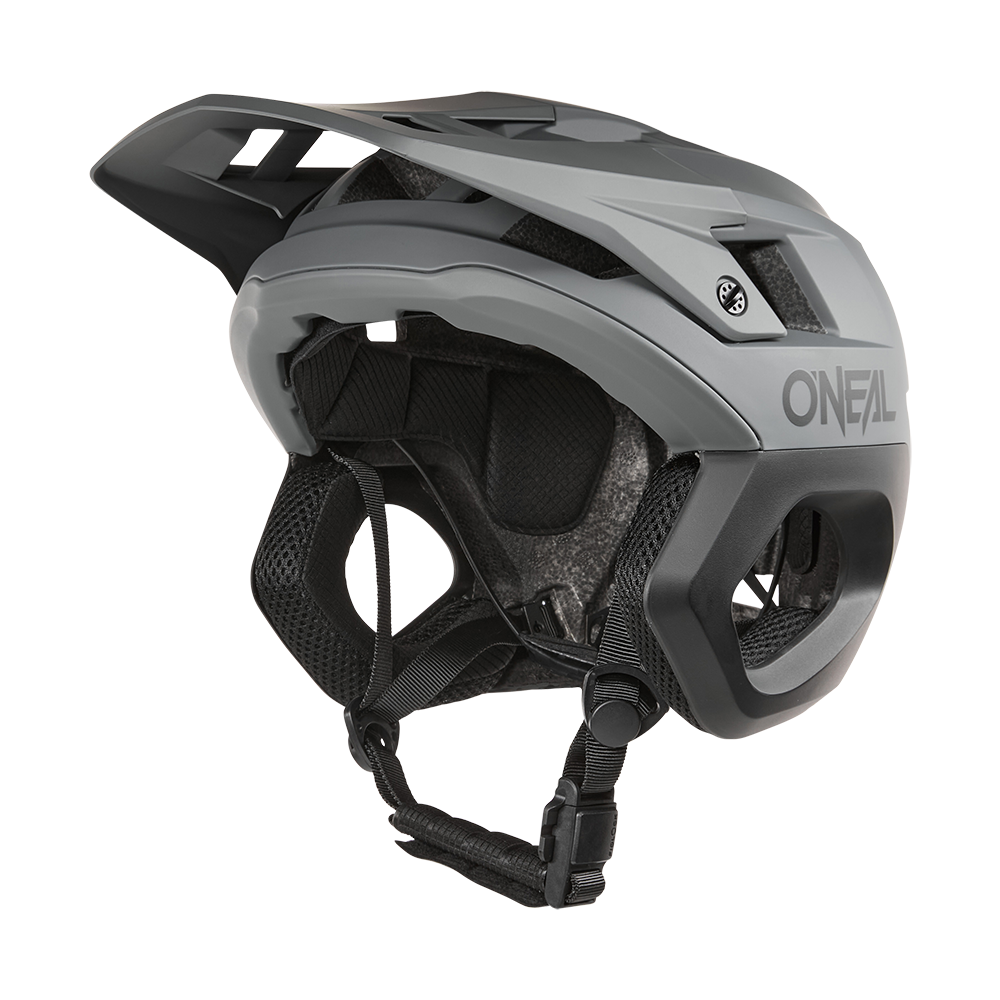 Trapper Solid V.25 Helm - grau/schwarz