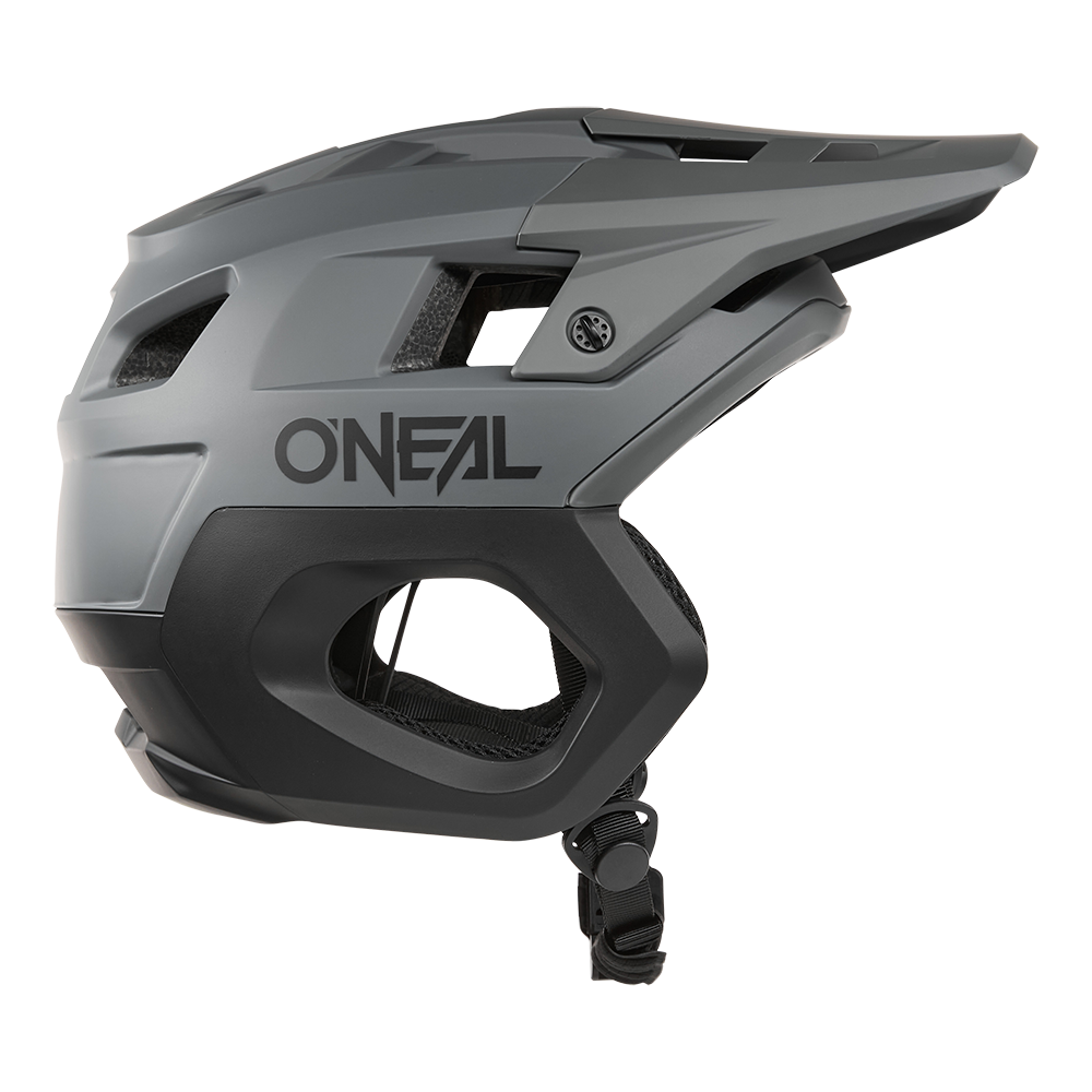 Trapper Solid V.25 Helm - grau/schwarz