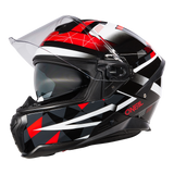 CHALLENGER Helm EXO black/gray/red