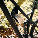 TWIST bottle 450 antibacterial + bike base - transparent black
