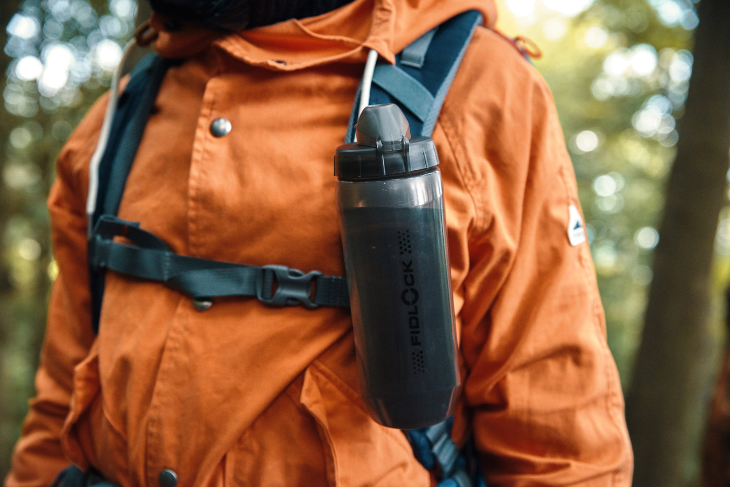 TWIST bottle 450 tex base multi transparent black