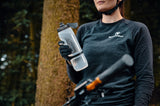 TWIST Bottle 800 + Bike Base Set - transparent black