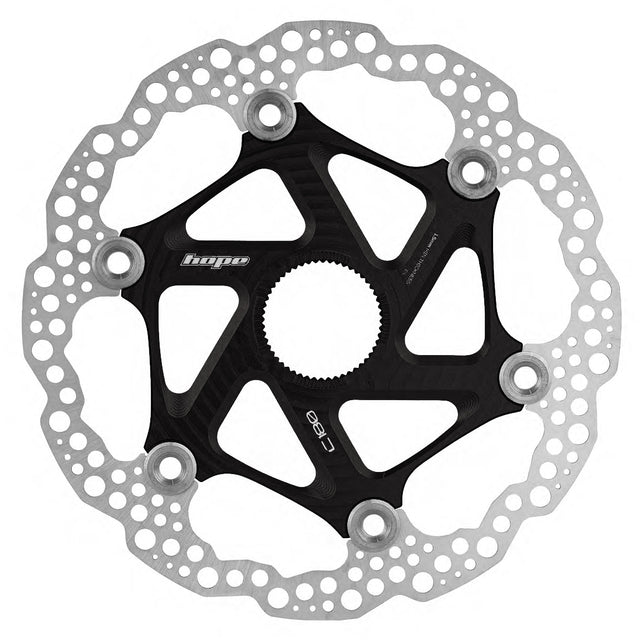 Floating Disc Bremsscheibe - Center Lock - schwarz