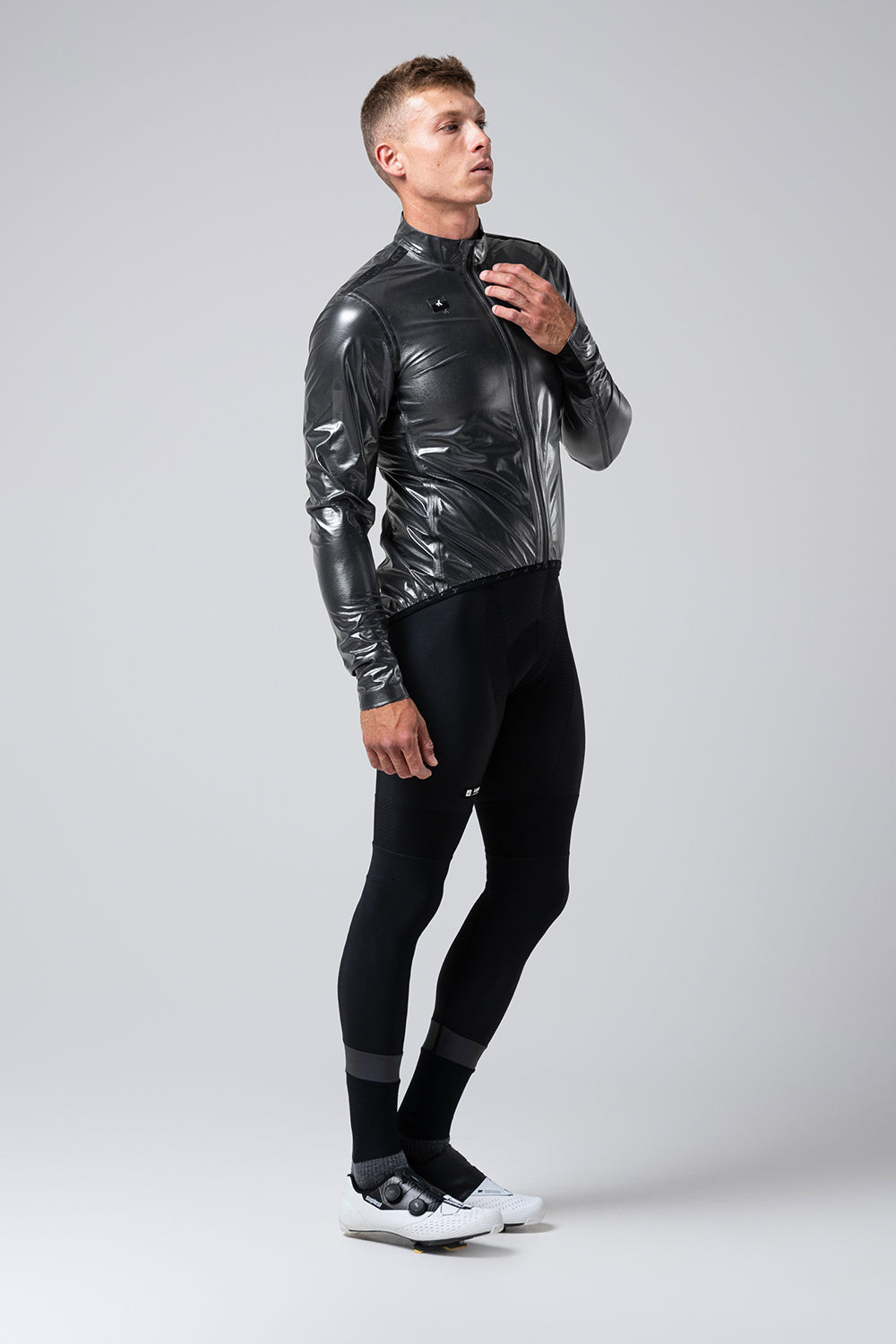Lightweight Waterproof Jacket Pluvia 2.0 - True Black