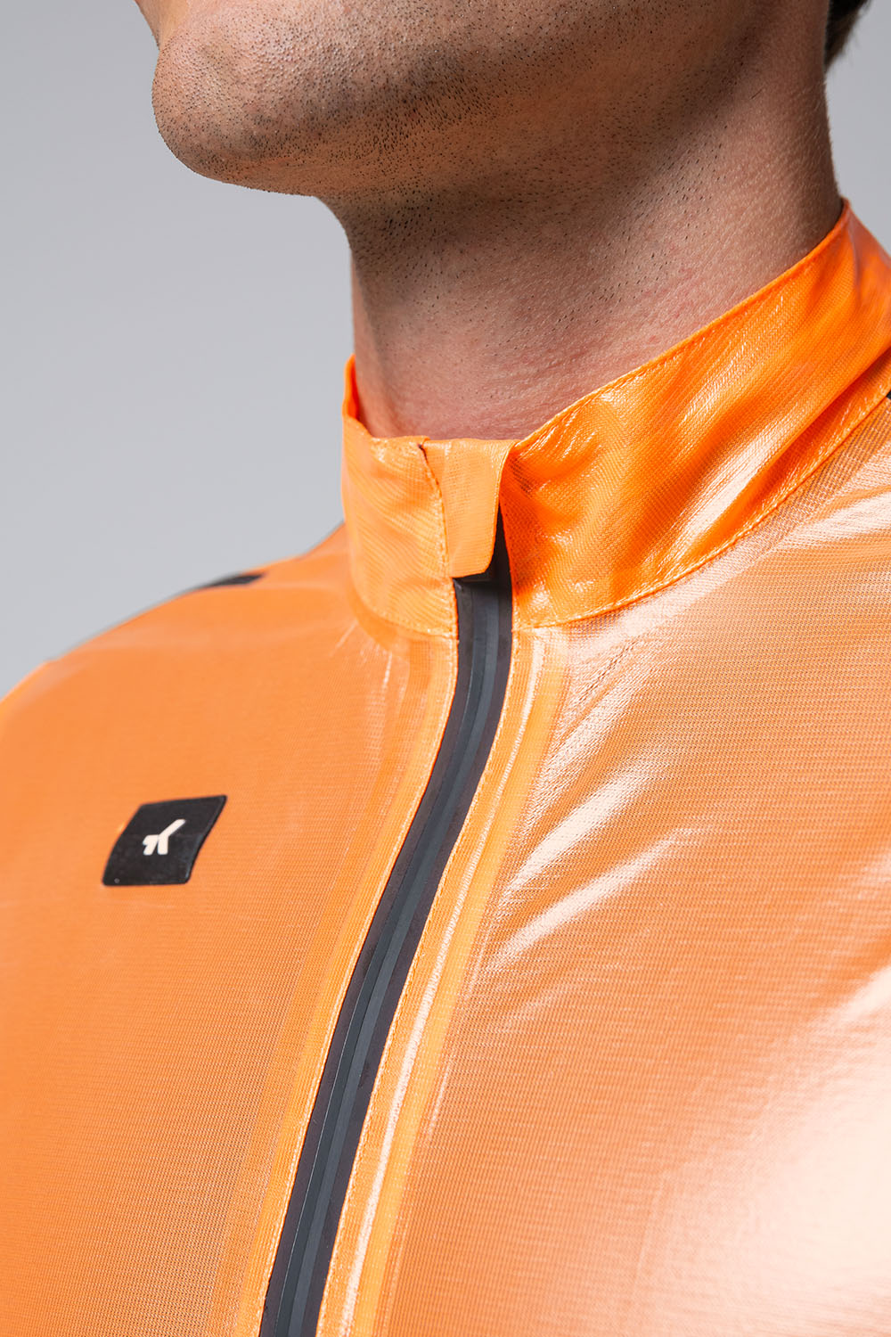 Lightweight Waterproof Jacket Pluvia 2.0 - Blazing Orange