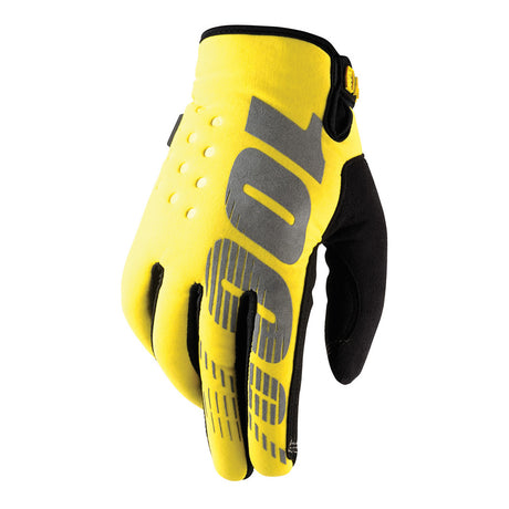 Handschuh Motorcross Brisker - gelb