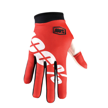 Handschuh Motorcross Itrack fire - rot-weiss