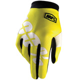 Handschuh Motorcross Itrack neon - gelb-schwarz