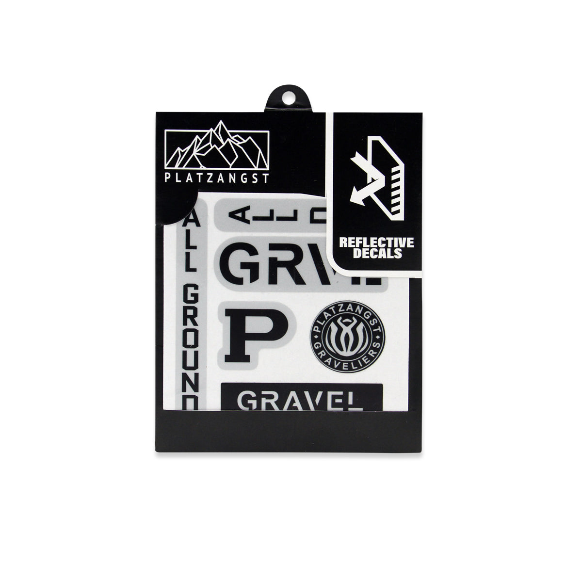Platzangst Bicycle Light Set Bicycle Light Set Sticker Set GRAVEL