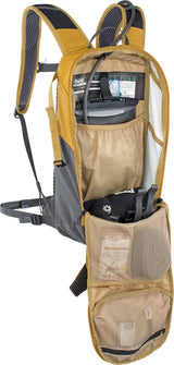 Mochila Ride 8 L + bolsa de hidratación 2 L - gris carbono loam 
