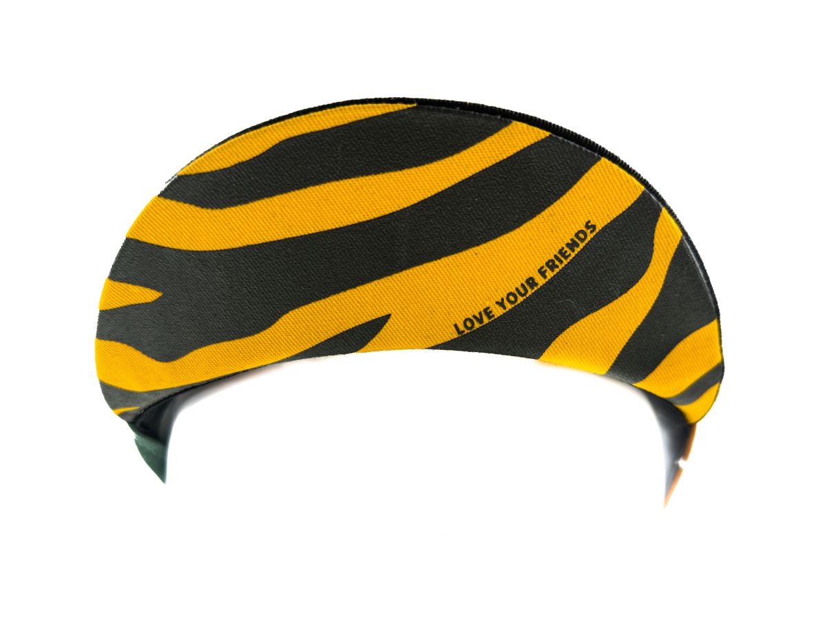 Tiger Style Fahrradcap - Orange/Grün