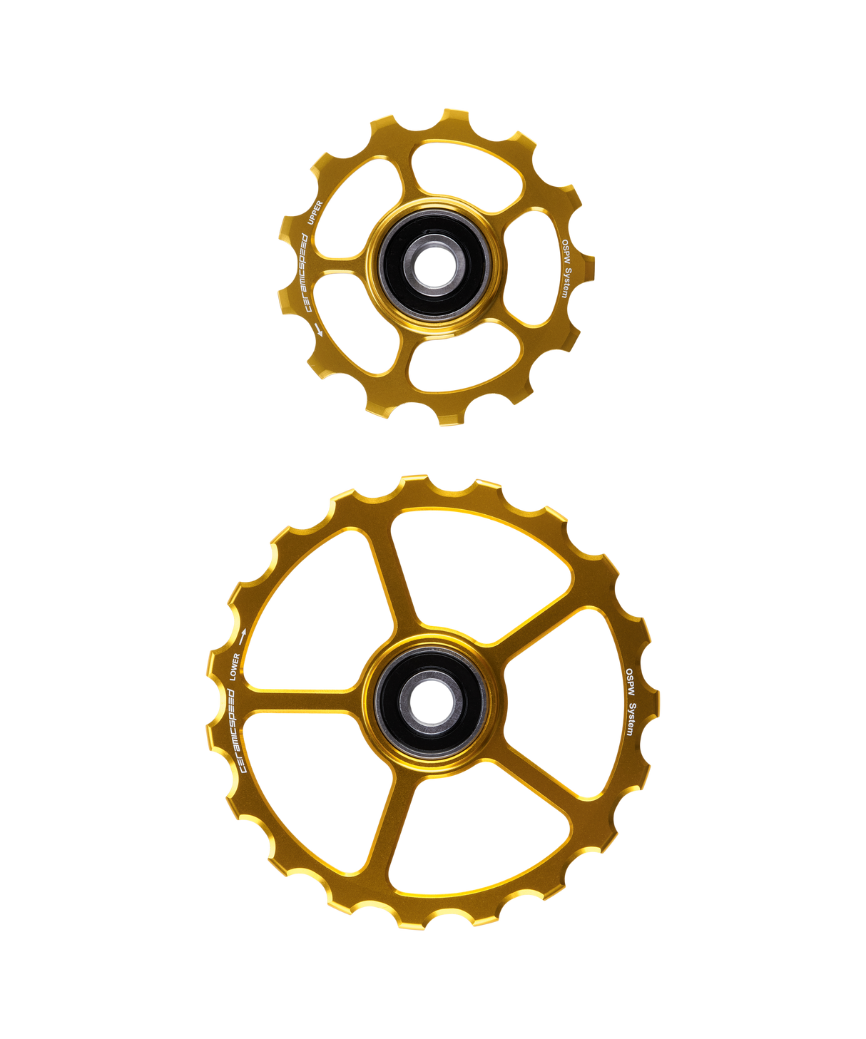 Oversized Pulley Wheels 13/19 Zähne - Gold