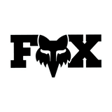 Sticker F Head X - 18 cm - schwarz
