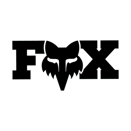 Sticker F Head X - 18 cm - schwarz