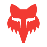 Sticker Fox Head - 10 cm - rot