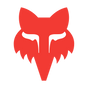 Sticker Fox Head - 10 cm - rot
