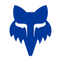 Sticker Fox Head - 10 cm - blau