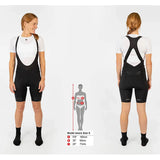Damen GV500 Reiver Bibshort - Schwarz