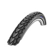 Marathon Mondial Drahtreifen - 28x1.40 Zoll - RaceGuard - Reflexstreifen - schwarz