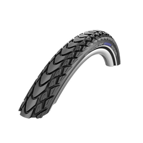 Marathon Mondial Drahtreifen - 28x1.40 Zoll - RaceGuard - Reflexstreifen - schwarz