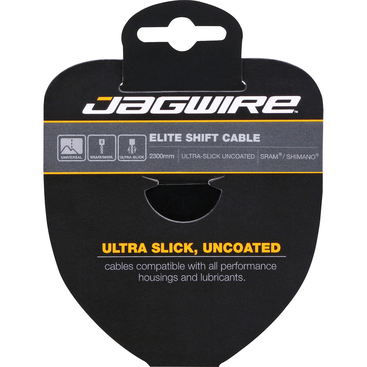 Cable de cambio Shimano Elite Ultra Slick pulido de alto brillo - 1,1 x 2300 mm
