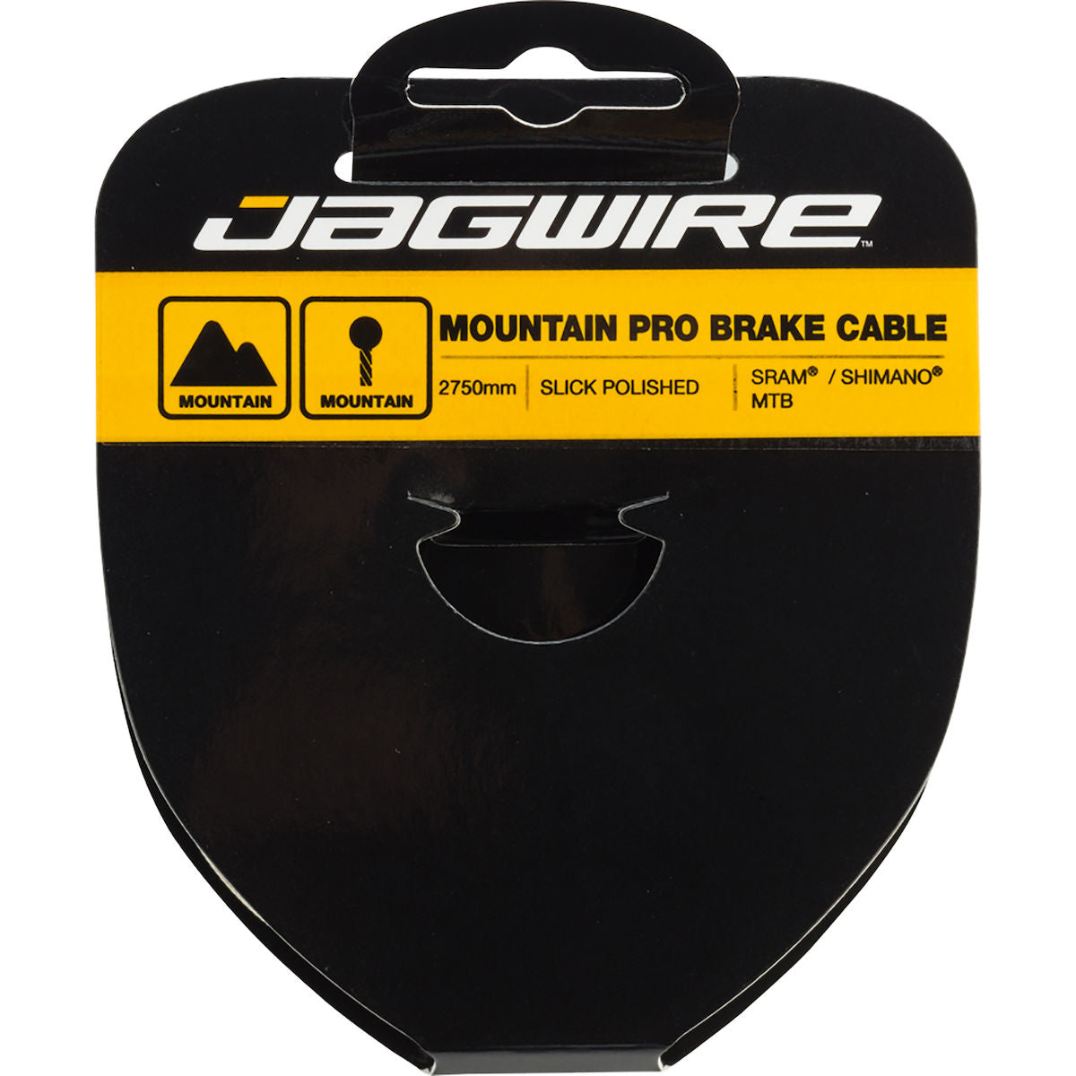 Cable de freno Mountain Pro Pro-Slick pulido - 1,5 x 2750 mm 
