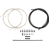 Schaltzugset 2x Pro Road & Mountain Shimano/SRAM - Schwarz