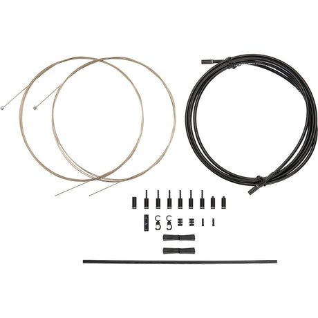 Schaltzugset 2x Pro Road & Mountain Shimano/SRAM - Schwarz