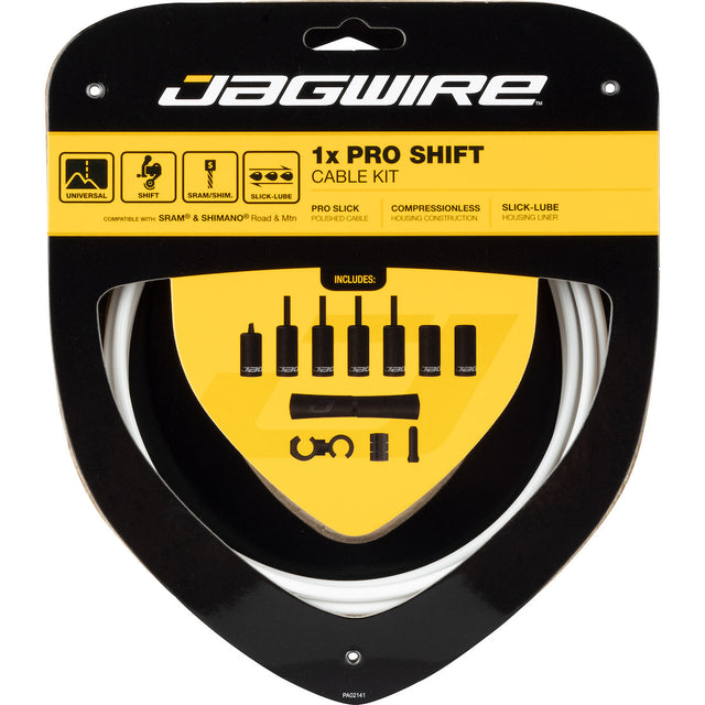 Schaltzugset 1X Pro - Weiß