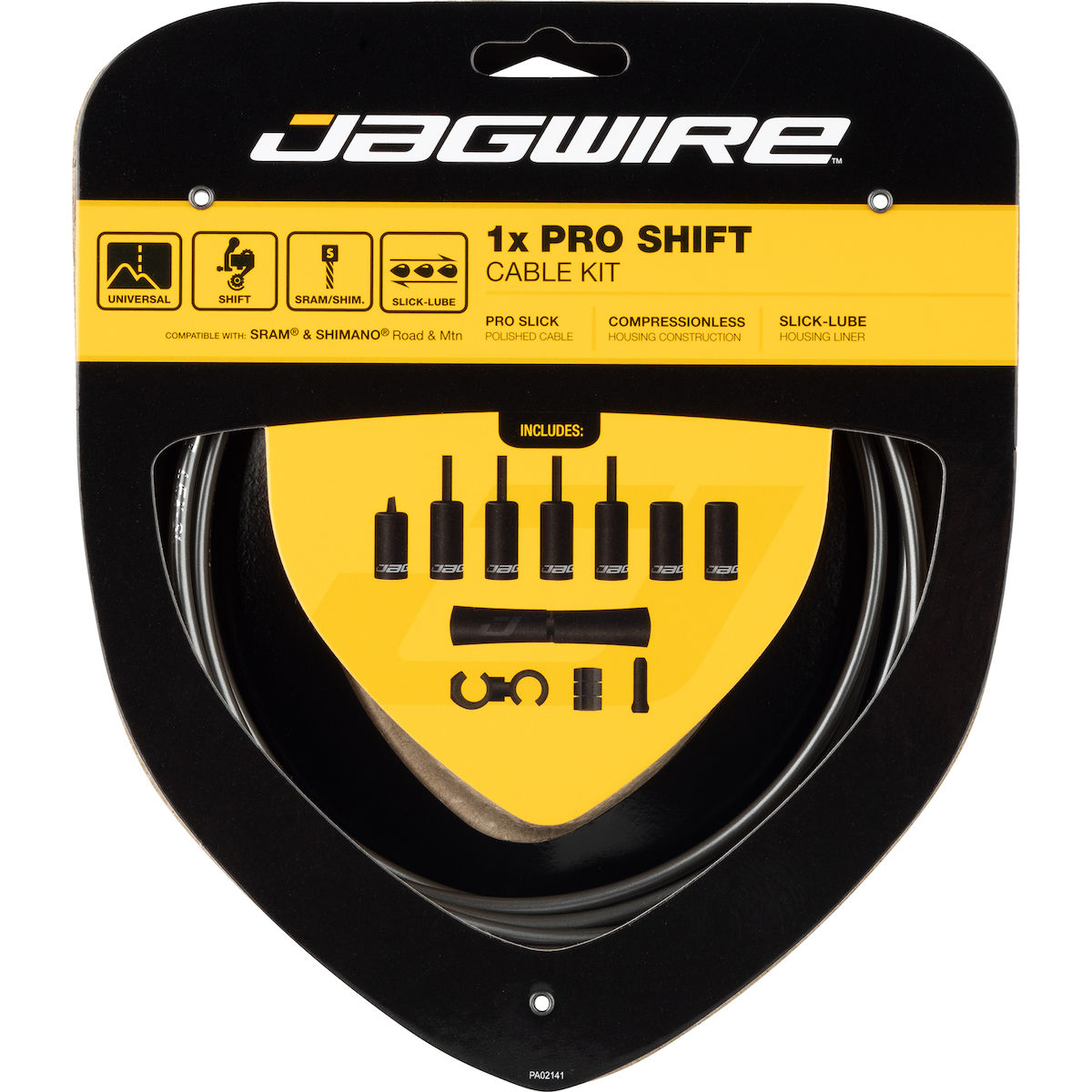 Schaltzugset Road & Mountain Pro 1x - grau