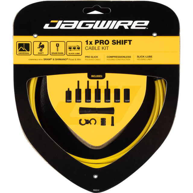 Schaltzugset Road & Mountain Pro 1x - gelb